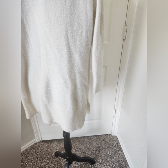 Madewell Soft Knit Long Cozy White Cardigan with Pockets XS - Picture 13 of 13